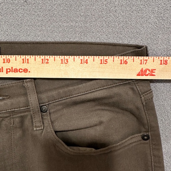 Paige Federal Olive Green Jeans Size 32 - Picture 10 of 13